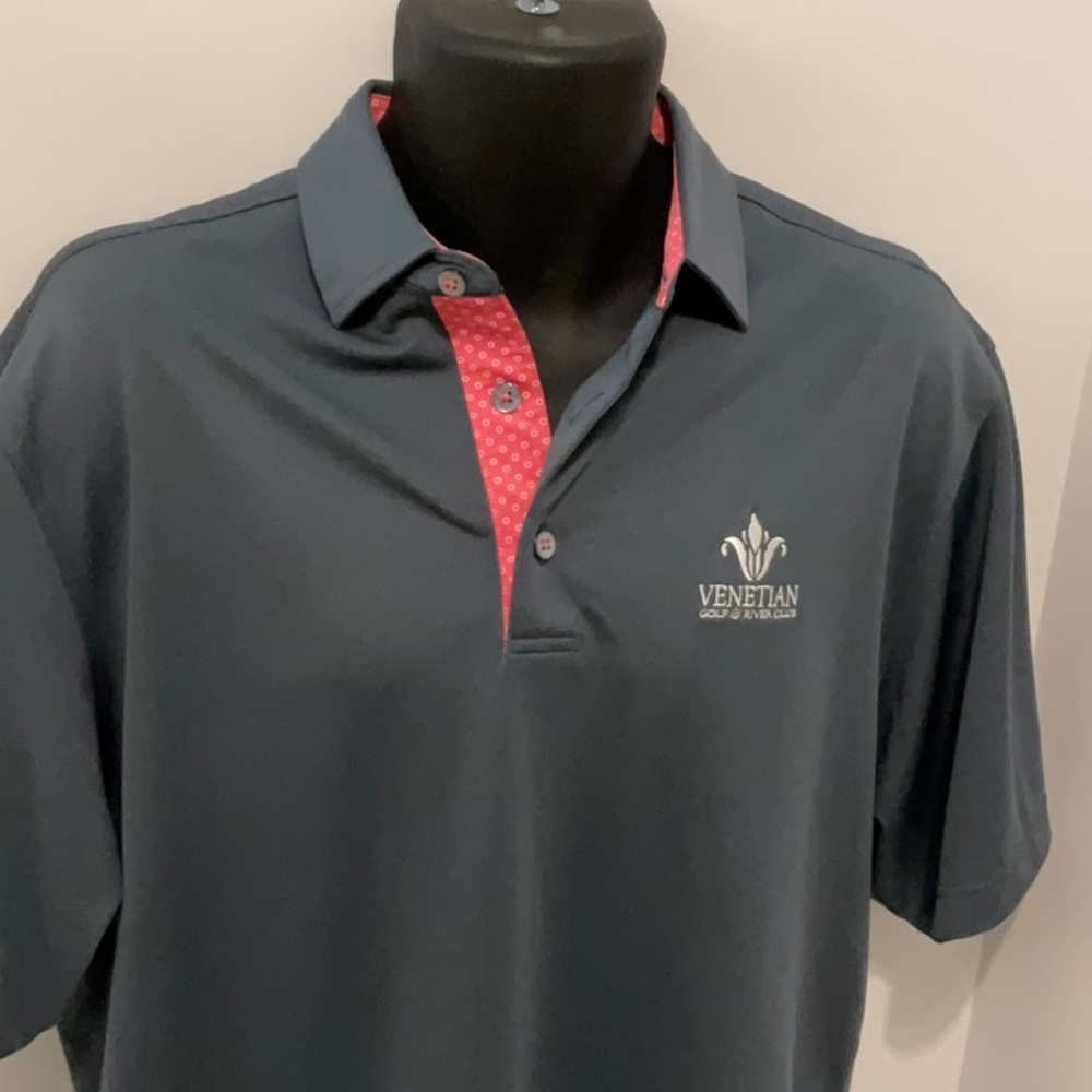 FootJoy Men’s Medium gray golf polo - Picture 2 of 9